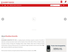 Tablet Screenshot of khushbooscientific.com